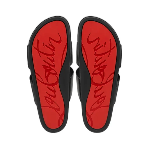 Christian Louboutin Dhabubizz Logo Plaque Sandals