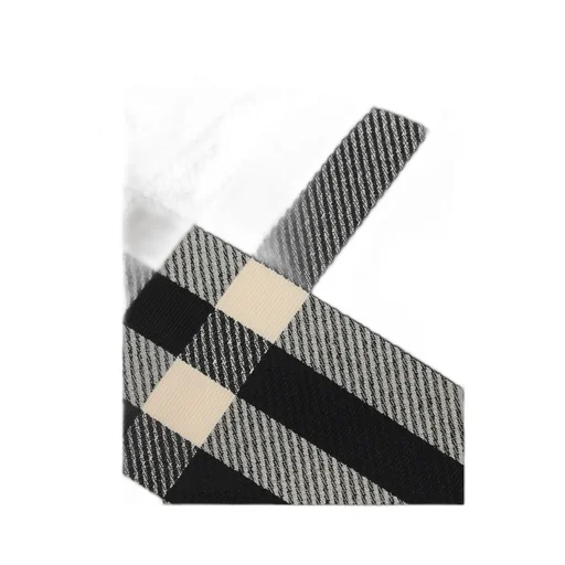 Burberry Shield Check-Jacquard Messenger Bag