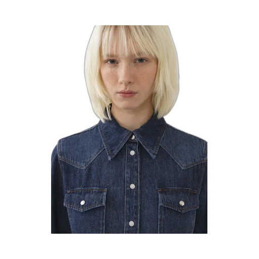 Belted Denim Shirtdress