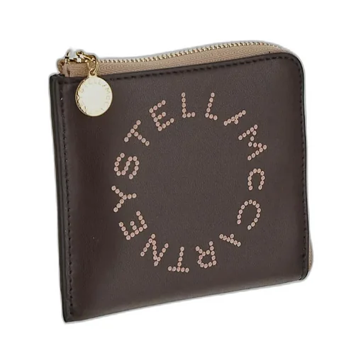 Stella Mccartney Logo Perforated Card Holder