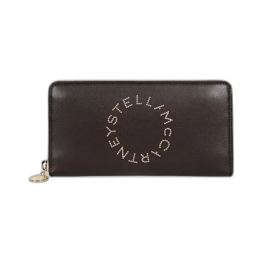 Logo-Print Faux-Leather Wallet