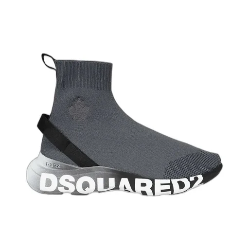 Dsquared2 Logo Printed Almond Toe Sneakers