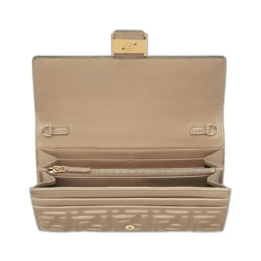Fendi Ff Motif Baguette Continental Chain-Linked Wallet