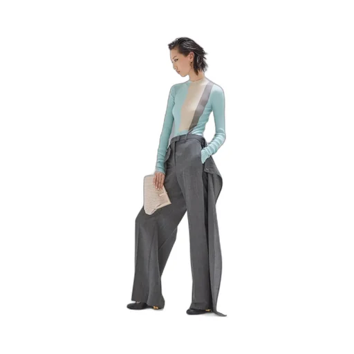 Fendi Color Blocked Knitted Top