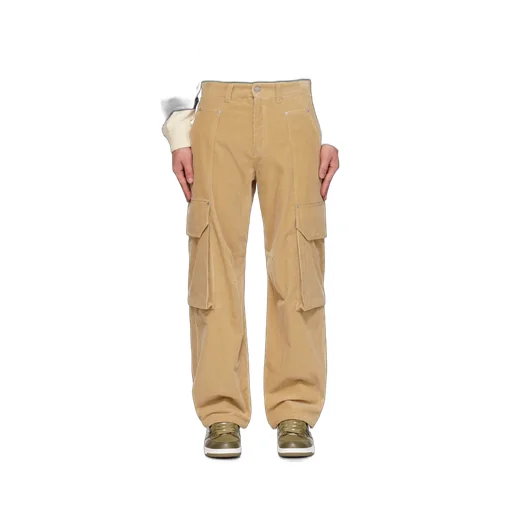 Palm Angels Carrot Fit Corduroy Cargo Pants
