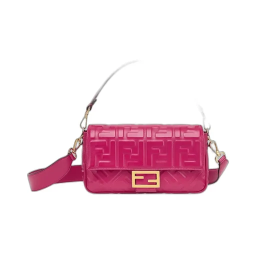 Fuchsia Nappa Leather Bag