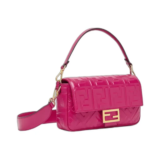 Fuchsia Nappa Leather Bag