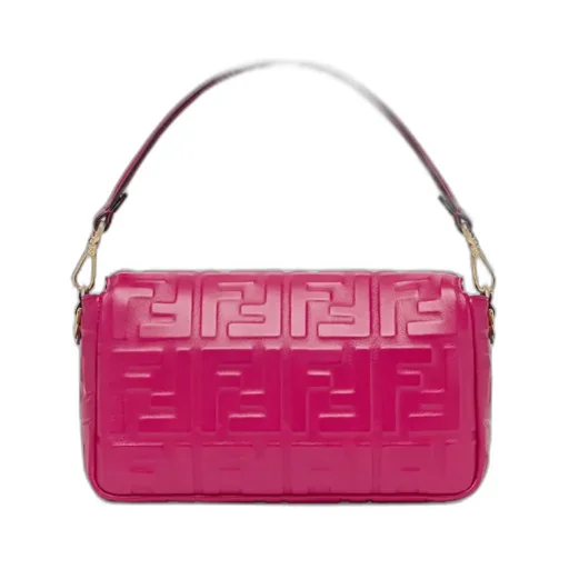Fuchsia Nappa Leather Bag
