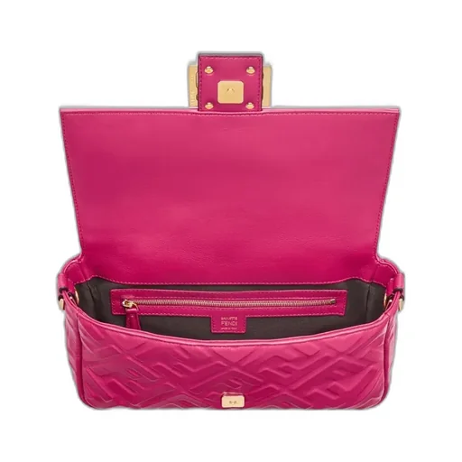 Fuchsia Nappa Leather Bag