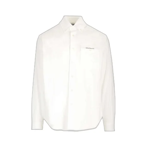 Palm Angels Logo Printed Long-Sleeved Shirt