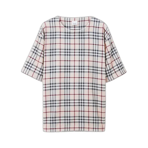Checkered Cotton T-Shirt