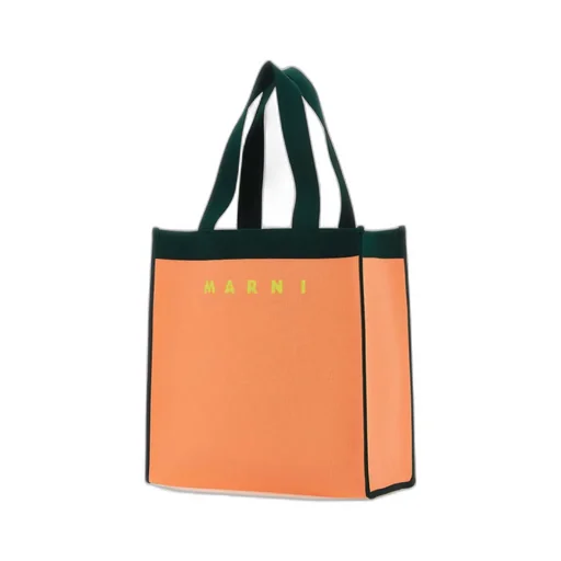 Marni Logo Detailed Top Handle Bag