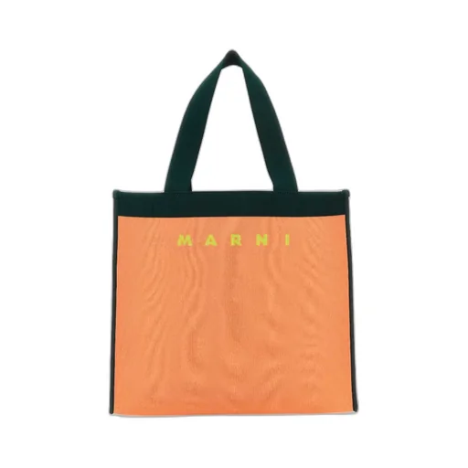 Marni Logo Detailed Top Handle Bag