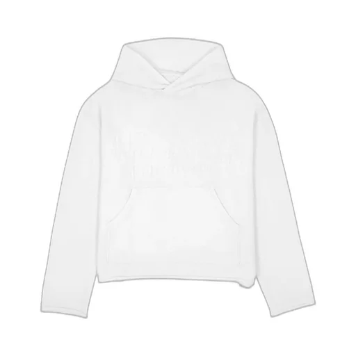 Mm6 Maison Margiela Logo Detailed Textured Hoodie