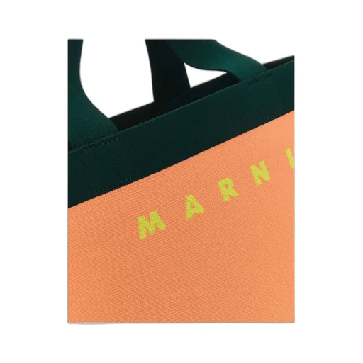 Marni Logo Detailed Top Handle Bag