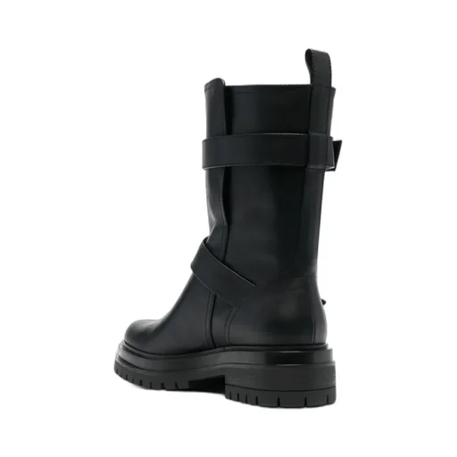 Amphibian Buckled Ankle Boots