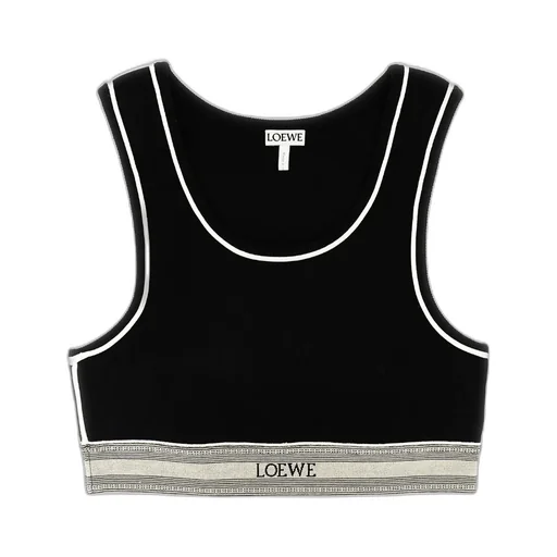 Loewe Logo Band Cropped Tank Top