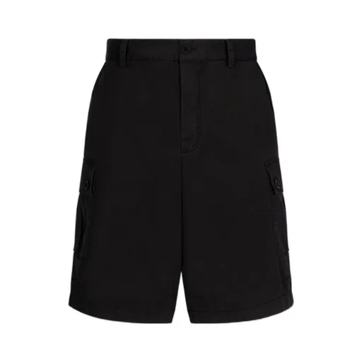 Dolce & Gabbana Brand Plate Stretch Cargo Shorts