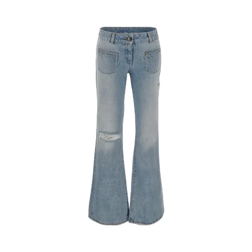 Palm Angels Distressed Flared Jeans