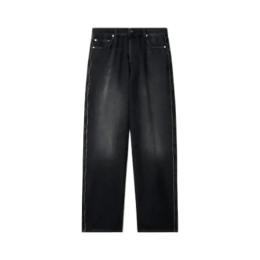 Zip-Trim Loose-Fit Jeans