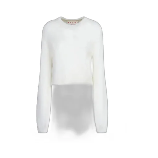 Marni Crewneck Cropped Knit Jumper