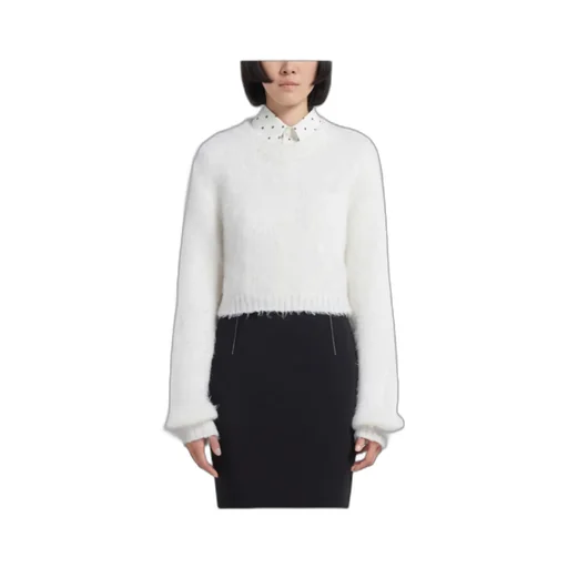 Marni Crewneck Cropped Knit Jumper