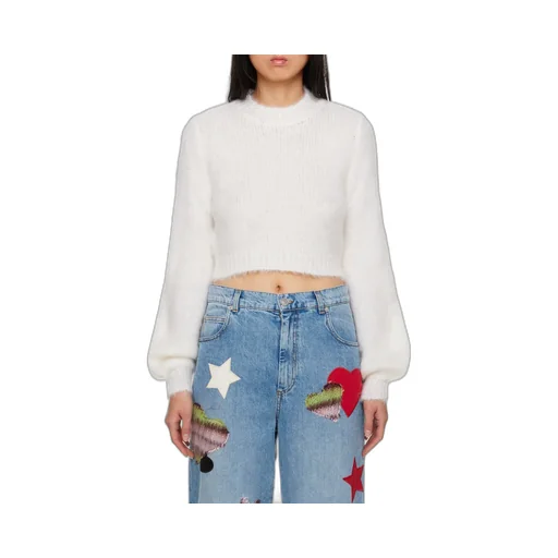 Marni Crewneck Cropped Knit Jumper