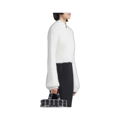 Marni Crewneck Cropped Knit Jumper