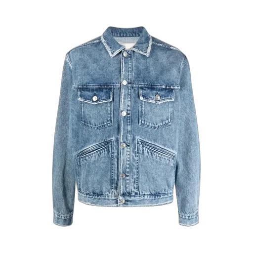 Jango Logo-Embroidered Denim Jacket