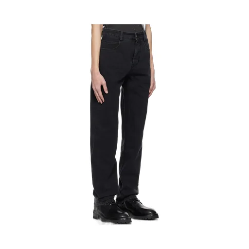 Ann Demeulemeester Drawstring Detailed Denim Jeans