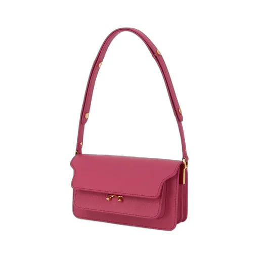 Marni Trunk E/W Foldover Top Shoulder Bag