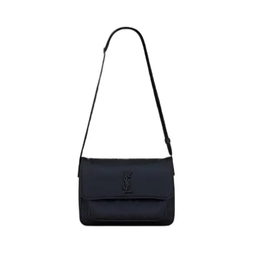 Saint Laurent Niki Logo Plaque Messenger Bag