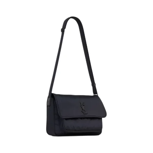 Saint Laurent Niki Logo Plaque Messenger Bag