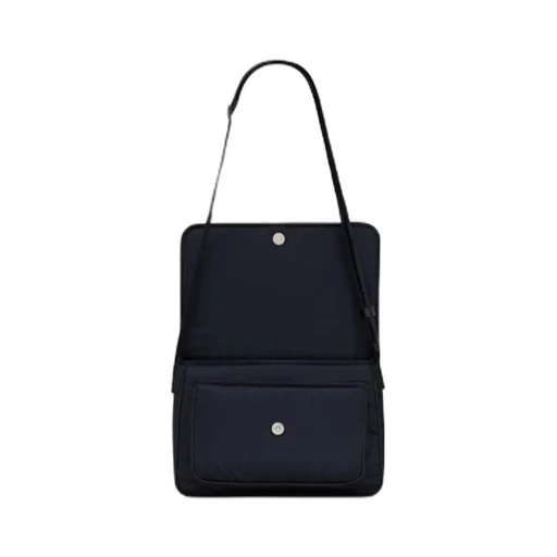 Saint Laurent Niki Logo Plaque Messenger Bag