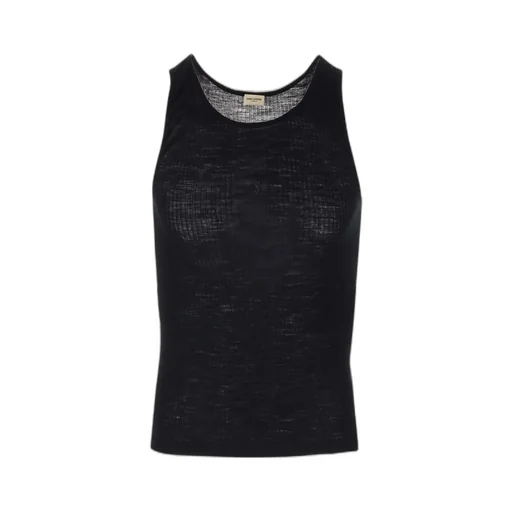 Saint Laurent Cassandre Sleeveless Tank Top