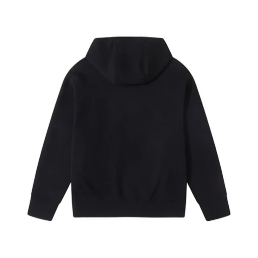 Patch-Detail Drawstring Hoodie