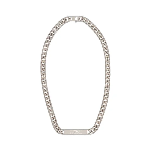 Mm6 Maison Margiela Logo-Debossed Chain-Linked Necklace