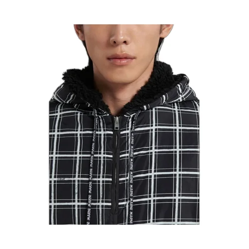 Marni Checked Hooded Jacket