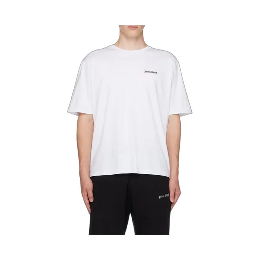 Palm Angels Logo Embroidered Crewneck T-Shirt