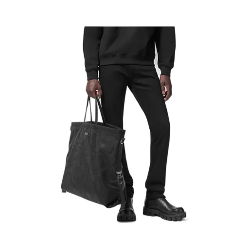 Versace Logo-Patch Open-Top Tote Bag