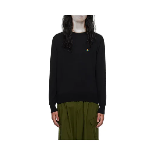 Vivienne Westwood Orb Embroidered Long-Sleeved Cardigan