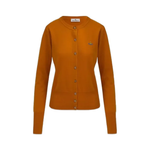 Vivienne Westwood Orb Embroidered Buttoned Cardigan