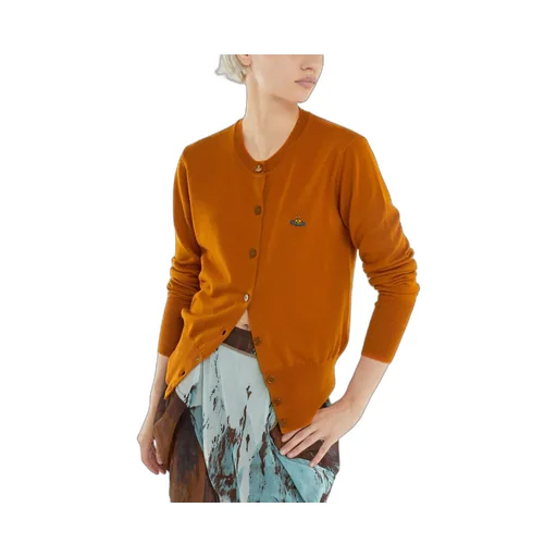 Vivienne Westwood Orb Embroidered Buttoned Cardigan