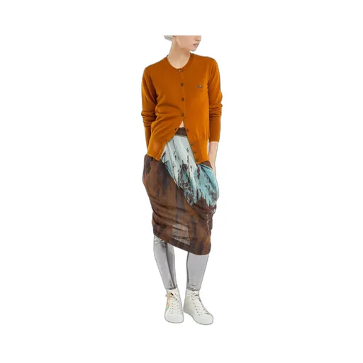 Vivienne Westwood Orb Embroidered Buttoned Cardigan