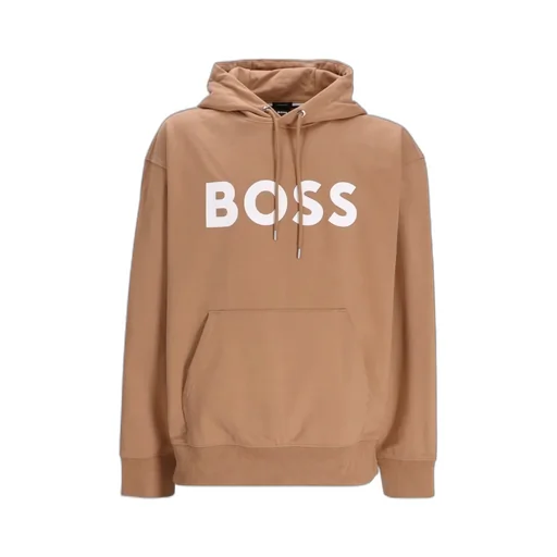 Boss Hugo Boss Logo Printed Drawstring Hoodie