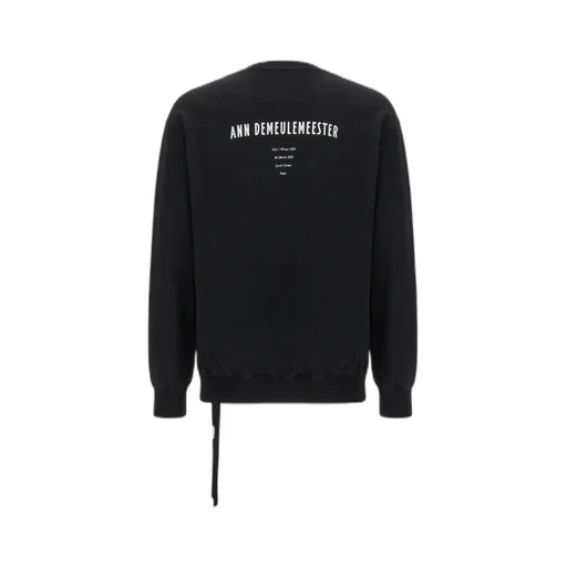 Ann Demeulemeester Logo Printed Crewneck Sweatshirt