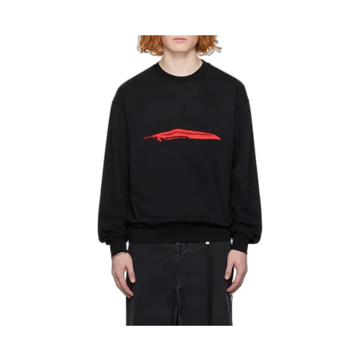 Ann Demeulemeester Logo Printed Crewneck Sweatshirt