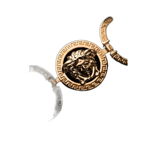 Versace Medusa '95 V-Neck Midi Wrapped Dress