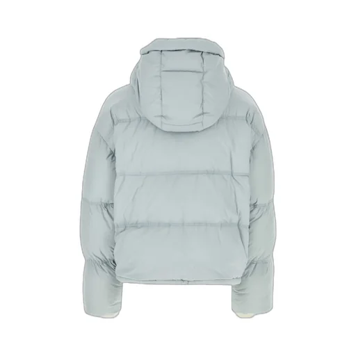 Hooded Pull Rope Down Jacket