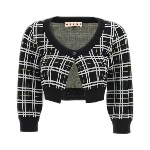 Marni Buttoned Cropped Cardigan